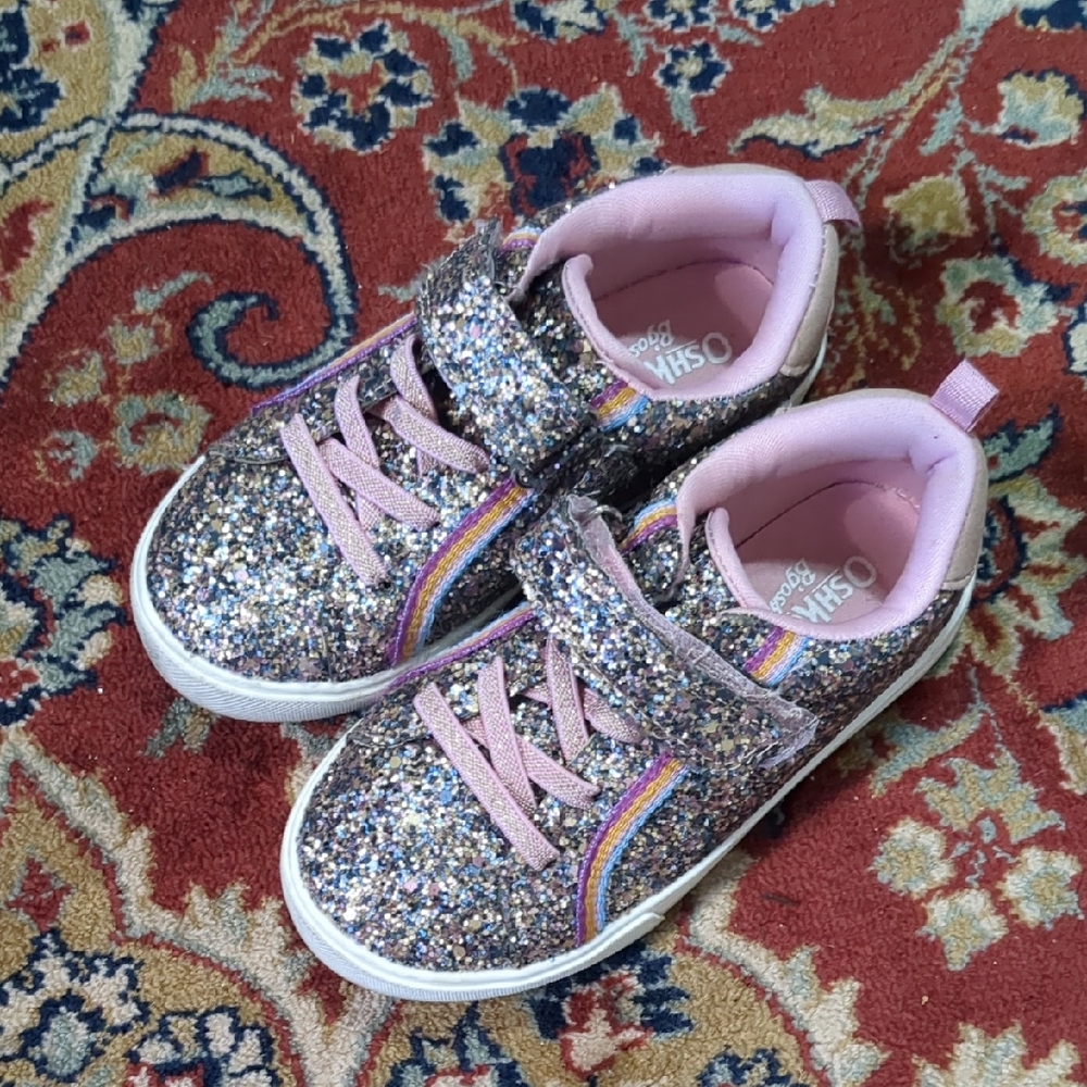 OshKosh B'gosh Glitter Sneakers - Pink and Silver